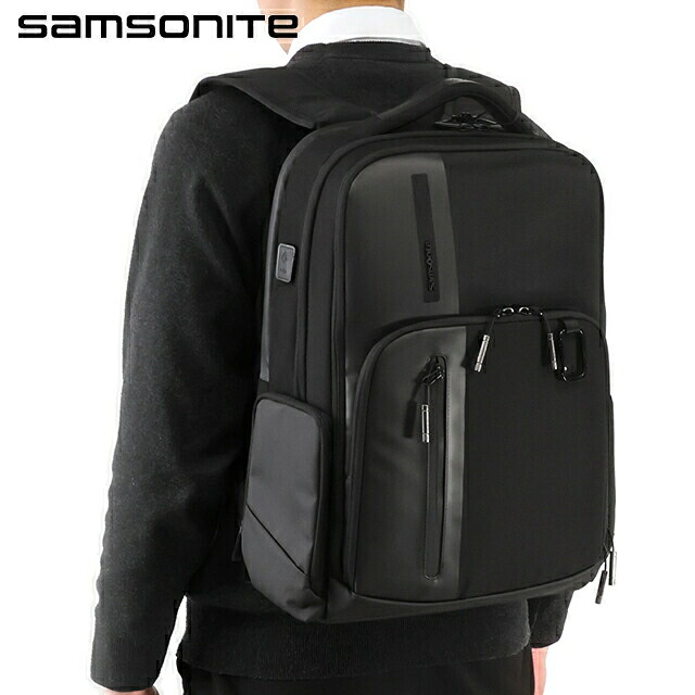 サムソナイト リュック メンズ Samsonite BIZ2GO バックパック リュックサック スクールバッグ ポリエステル100% 142143-BK ブラック バッグ 旅行カバン ブランド 高級 おしゃれ プレゼント 男性 実用的 かっこいい