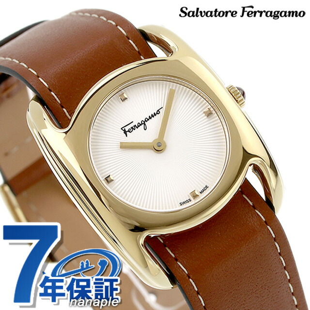 サルヴァトーレ フェラガモ ヴァラ クオーツ 腕時計 レディース Salvatore Ferragamo SFEL00319 アナログ ホワイト ブラウン 白 スイス製 高級 ブランド おしゃれ 防水 軽い 華奢 かわいい プレゼント 女性 実用的