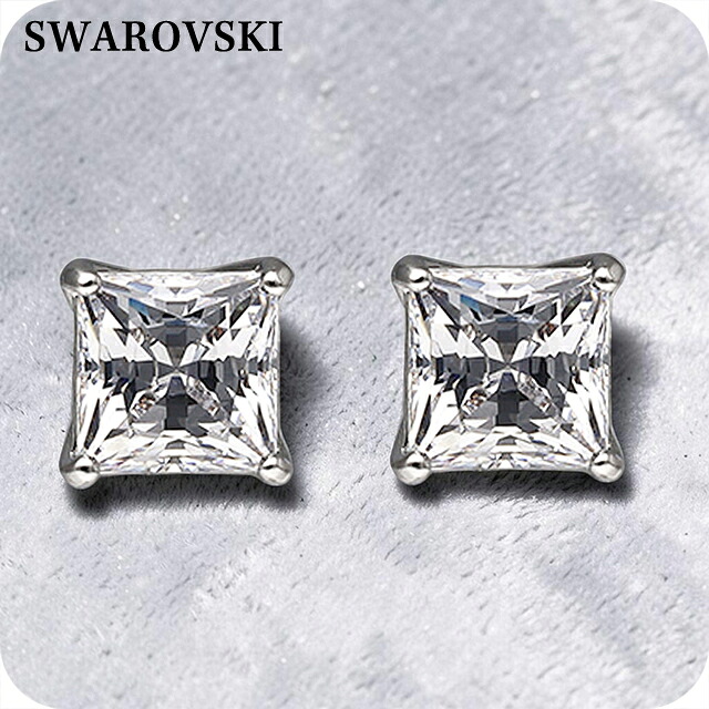 スワロフスキー ピアス レディース SWAROVSKI スタッド 両耳用 5537868 シルバー アクセサリー ジュエリー ブランド 高級 おしゃれ プレゼント 女性 実用的 かわいい