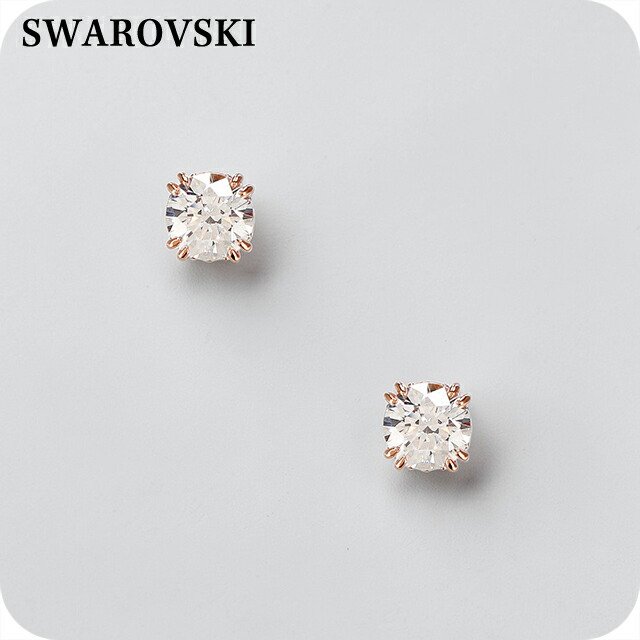 スワロフスキー ピアス メンズ レディース ブランド SWAROVSKI 5638801 ローズゴールド アクセサリー