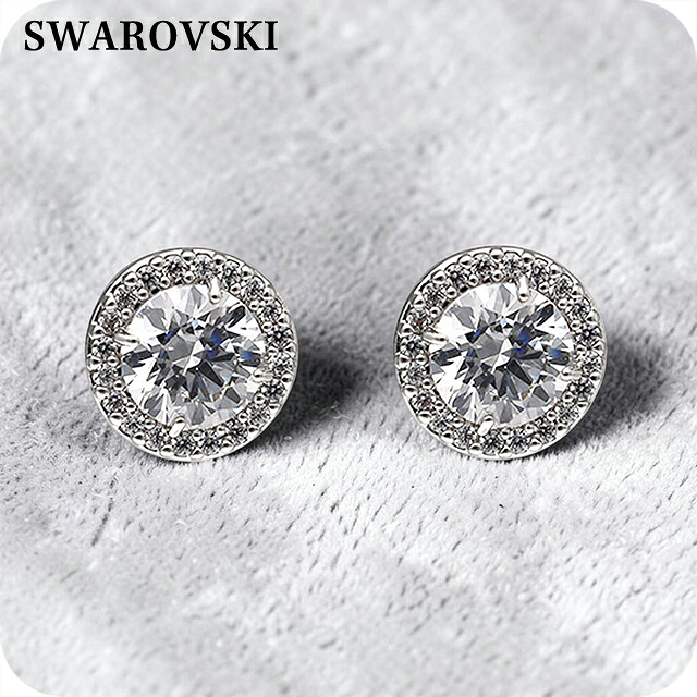スワロフスキー ピアス レディース SWAROVSKI スタッド 両耳用 5648993 シルバー アクセサリー ジュエリー ブランド 高級 おしゃれ プレゼント 女性 実用的 かわいい