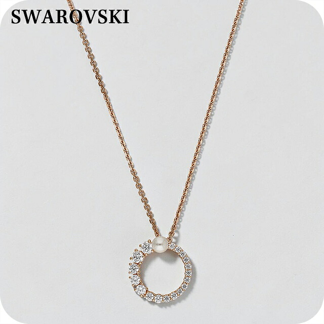 スワロフスキー ネックレス レディース ブランド SWAROVSKI Not Clear 5692265 ローズゴールド アクセサリー ジュエリー ブランド 高級 おしゃれ プレゼント 女性 実用的 かわいい