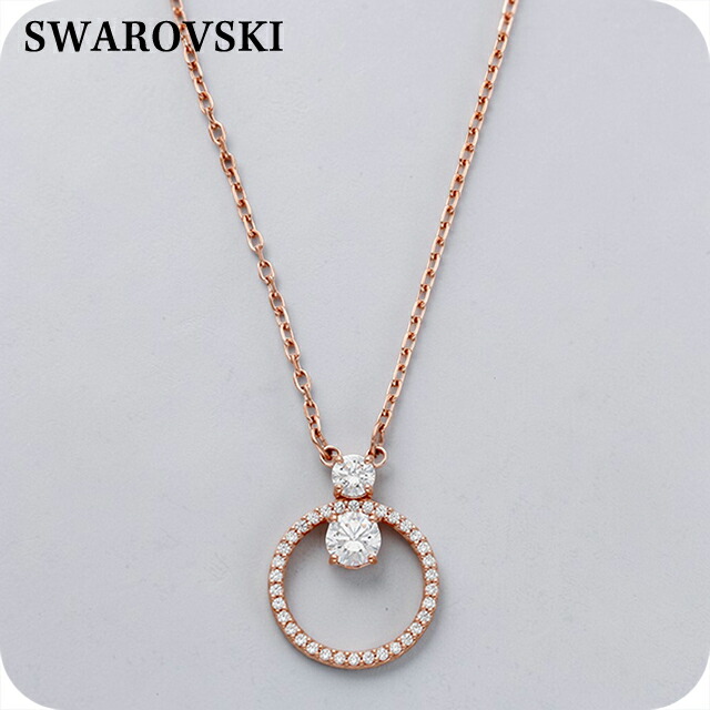 スワロフスキー ネックレス レディース ブランド SWAROVSKI 5692266 ローズゴールド アクセサリー