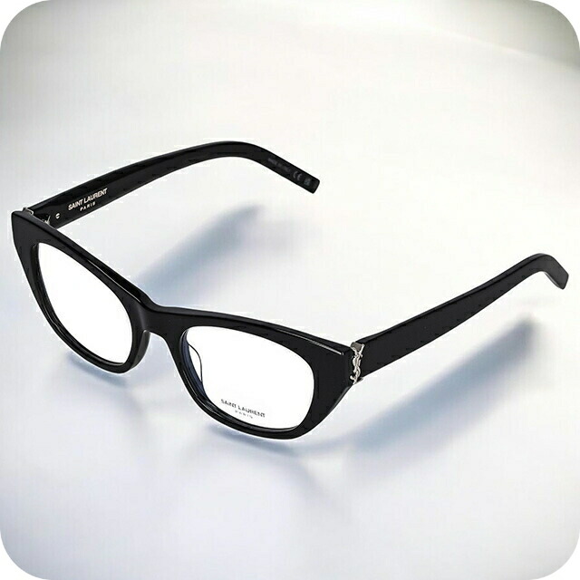 サンローラン 眼鏡 レディース ブランド SAINT LAURENT SL M80 ブラック