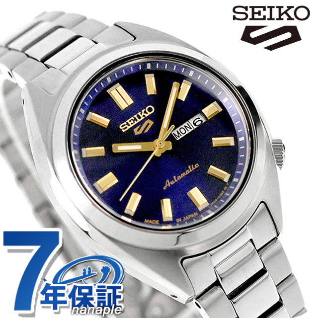 セイコー5 スポーツ SNXS Series 自動巻き 腕時計 ブランド レディース Seiko 5 Sports SRRA009 アナログ ネイビー 日本製 おしゃれ 防水 軽い 華奢 かわいい プレゼント 女性 実用的