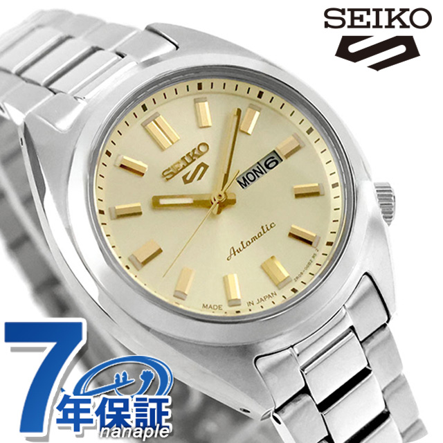 セイコー5 スポーツ SNXS Series 自動巻き 腕時計 ブランド レディース Seiko 5 Sports SRRA011 アナログ シャンパンゴールド 日本製 おしゃれ 防水 軽い 華奢 かわいい プレゼント 女性 実用的