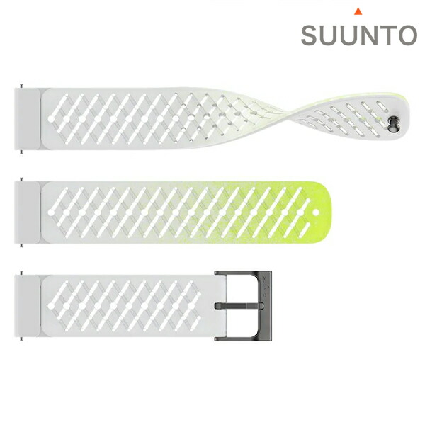 スント シリコンストラップ 時計ベルト 交換用ベルト ブランド メンズ レディース スントアクセサリー SUUNTO SS051042000 ホワイト 白