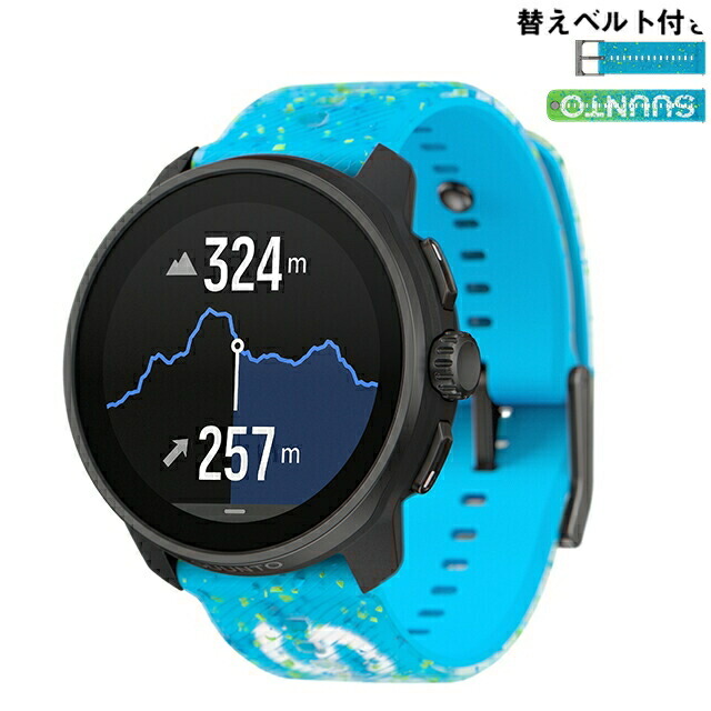 スント スント レース S パワーブルー 充電式クオーツ スマートウォッチ ブランド メンズ レディース SUUNTO SS051095000 デジタル ブルー