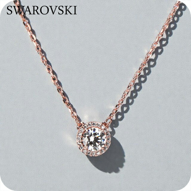 スワロフスキー ネックレス レディース ブランド SWAROVSKI Una Angelic ペンダント スワロフスキー 5636272 ローズゴールド アクセサリー