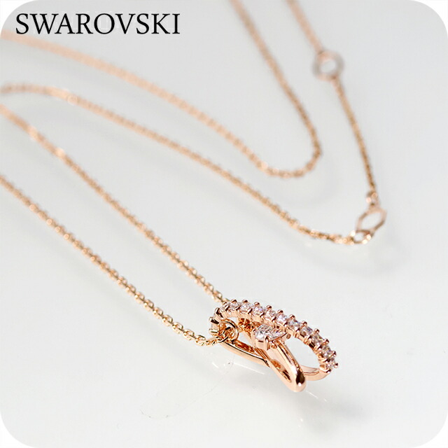 スワロフスキー ネックレス レディース ブランド SWAROVSKI Hyperbola ペンダント スワロフスキー 5689788 ローズゴールド アクセサリー
