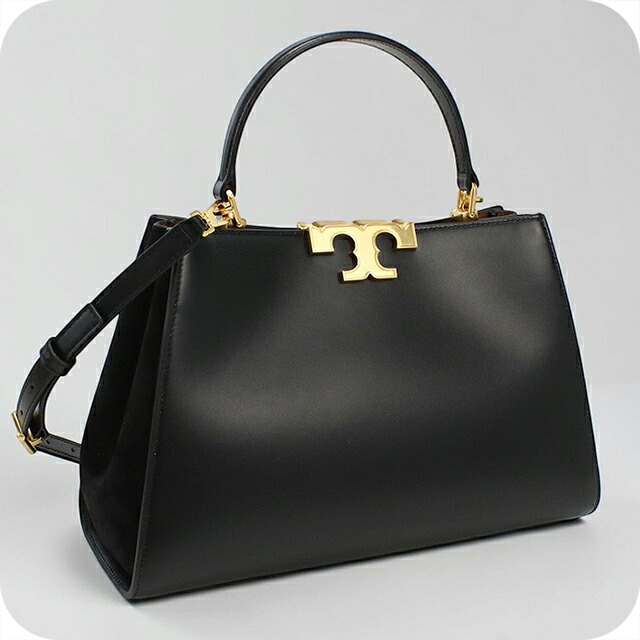 トリーバーチ ハンドバッグ レディース ブランド Tory Burch ELEANOR 137312 ブラック 軽量 小さめ 手提げ 高級 おしゃれ プレゼント 女性 実用的 かわいい