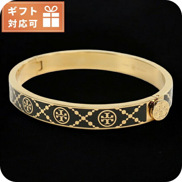 トリーバーチ ブレスレット レディース ブランド TORY BURCH MILLER T MONOGRAM 150568 TORY GOLD-BLACK ゴールド系 ブラック アクセサリー