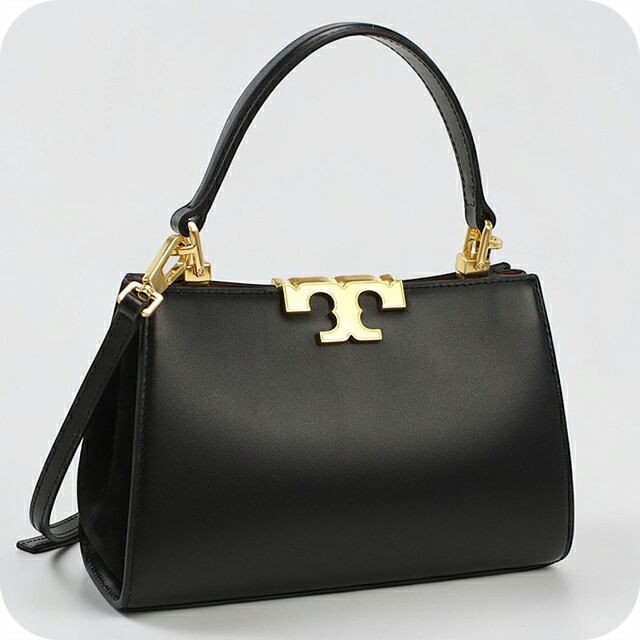 トリーバーチ ハンドバッグ レディース ブランド Tory Burch ELEANOR 154816 ブラック 軽量 小さめ 手提げ 高級 おしゃれ プレゼント 女性 実用的 かわいい