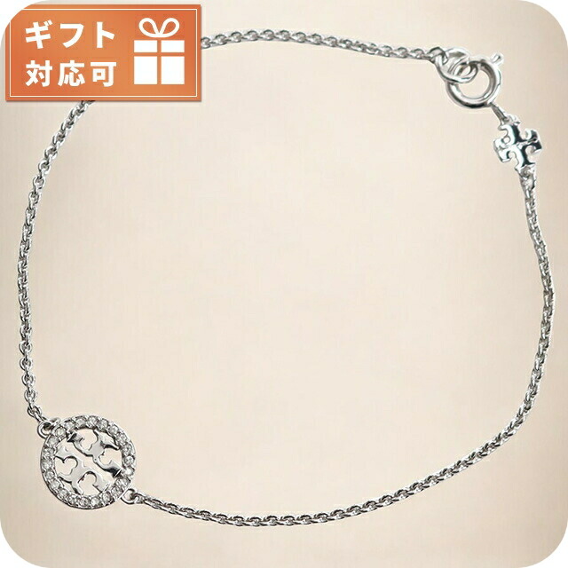トリーバーチ ブレスレット レディース ブランド TORY BURCH MILLER PAVE 80997 TORY SILVER-CRYSTAL シルバー系 アクセサリー