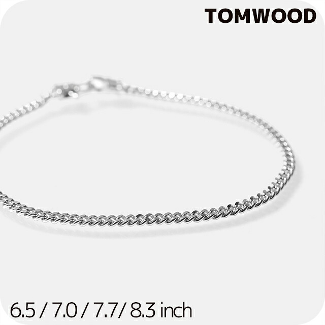 トムウッド ブレスレット メンズ レディース TOMWOOD カーブ ブレスレット Curb Bracelet M 100255 アクセサリー 選べるモデル 腕輪 ジュエリー ブランド 高級 おしゃれ プレゼント 実用的 ペア