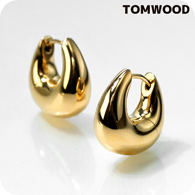 トムウッド ピアス メンズ レディース TOMWOOD バオフープ フープ 両耳用 101291 ゴールド アクセサリー ジュエリー ブランド 高級 おしゃれ プレゼント 男性 実用的 かっこいい