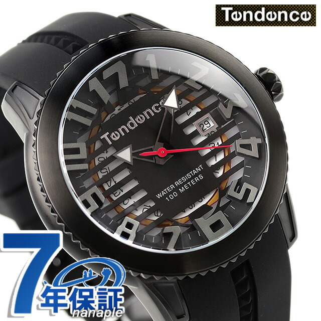 テンデンス クオーツ 腕時計 メンズ TENDENCE TY013002 アナログ ブラック 黒 ブランド おしゃれ 防水 プレゼント 男性 実用的