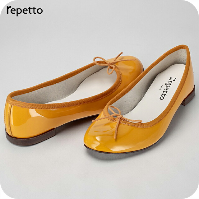 レペット ドレスシューズ レディース ブランド Repetto レザー FRANCE V086V 1460 イエロー シューズ