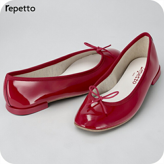 レペット ドレスシューズ レディース ブランド Repetto レザー FRANCE V1790SKINE 550 レッド シューズ