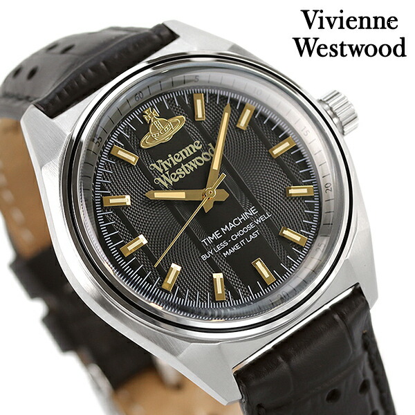 ヴィヴィアン ウエストウッド シデナム 39mm クオーツ メンズ 腕時計 VV251BKBK Vivienne Westwood ブラック ブランド おしゃれ 防水 プレゼント 男性 実用的