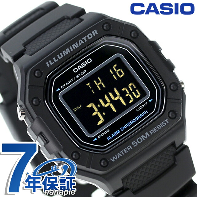 カシオ CASIO アウトドア W-218H-1BV スタンダード 海外モデル ユニセックス メンズ レディース 腕時計 カシオ CASIO アウトドア デジタル ブラック ブランド おしゃれ 防水 プレゼント 実用的