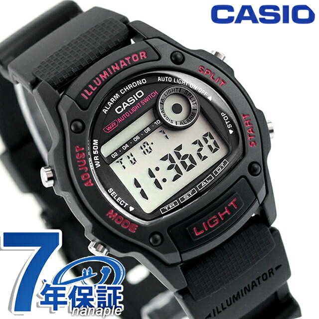カシオ チープカシオ CASIO クォーツ 電池式 W-220H-1A2V スタンダード 海外モデル メンズ チプカシ 腕時計 ブランド カシオ casio デジタル ブラック 黒 おしゃれ 防水 小さい 軽い かわいい プレゼント 実用的 学生