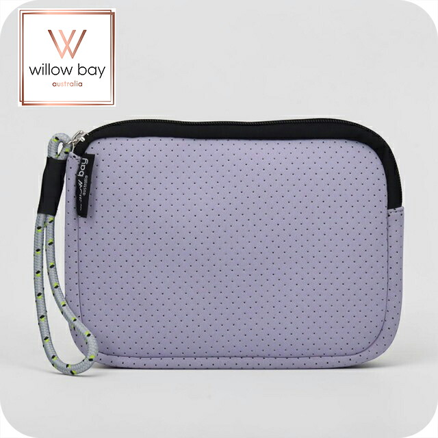 ウィローベイ ポーチ レディース ブランド WILLOWBAY リストレットクラッチ クラッチバッグ LAVENDER MIST