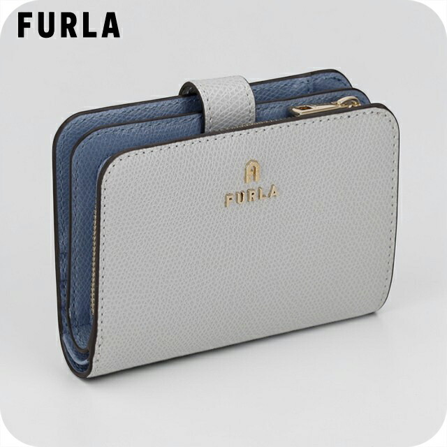 フルラ 二つ折り財布 二折財布 レディース ブランド FURLA WP00315-ARE000 4351S グレー/ブルー