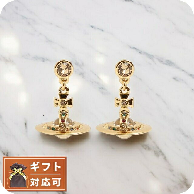 ヴィヴィアンウエストウッド VIVIENNE WESTWOOD プチオーブ ピアス レディース 62020032-R001 ゴールド