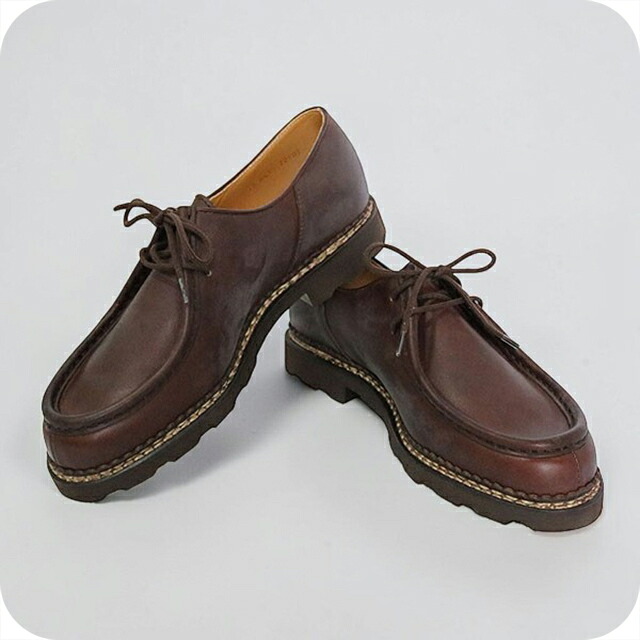 パラブーツ PARABOOT 靴 715612 CAFE 42.0 シャンボード ミカエル MICHAEL ダークブラウン ブランド