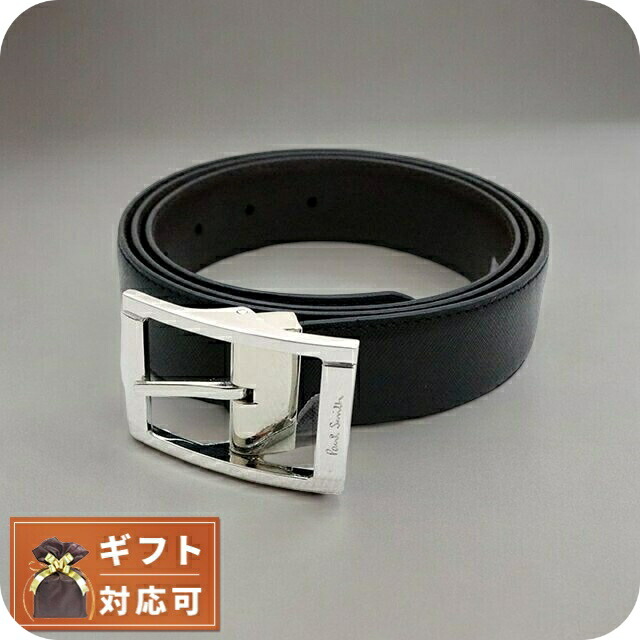 ポールスミス PAUL SMITH メンズ ベルト M1A-4437-ACUT-79 (M1A-4437-ACUT-78) SIZE 40 ブラック ブラウン