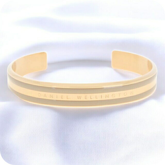 ダニエルウェリントン DANIEL WELLINGTON バングル ブレスレット レディース DW00400011 CLASSIC BRACELET DESERT SAND M ローズゴールド グレー