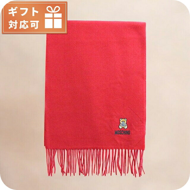 モスキーノ MOSCHINO マフラー レディース M5293 50124 007 レッド