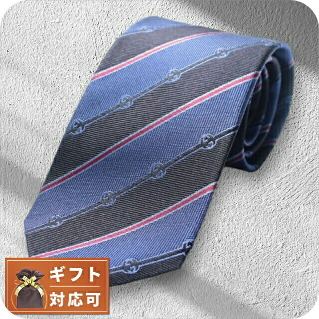 グッチ GUCCI ネクタイ GG 刺繍 499696 4B002 4074 メンズ ネイビー