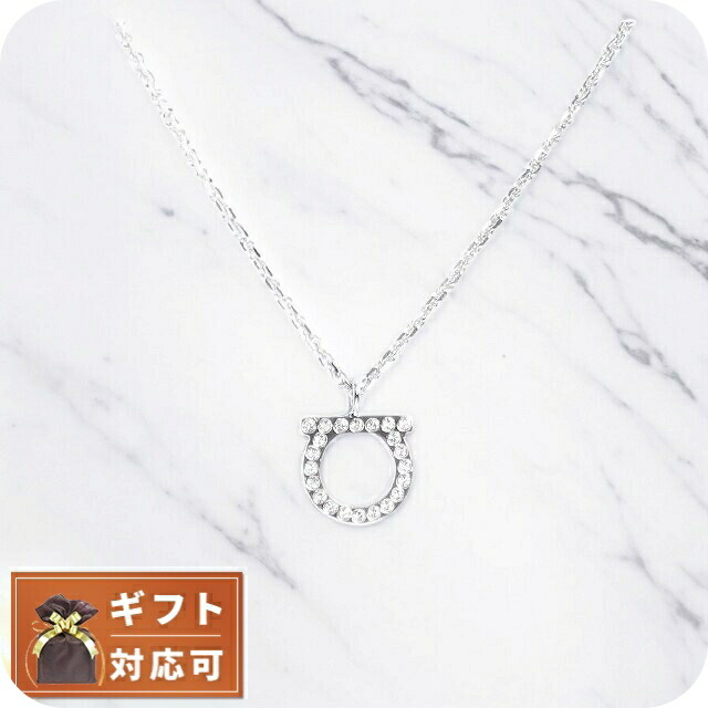 フェラガモ FERRAGAMO ネックレス ガンチーニ GANCINO 760132 696657 レディース シルバー