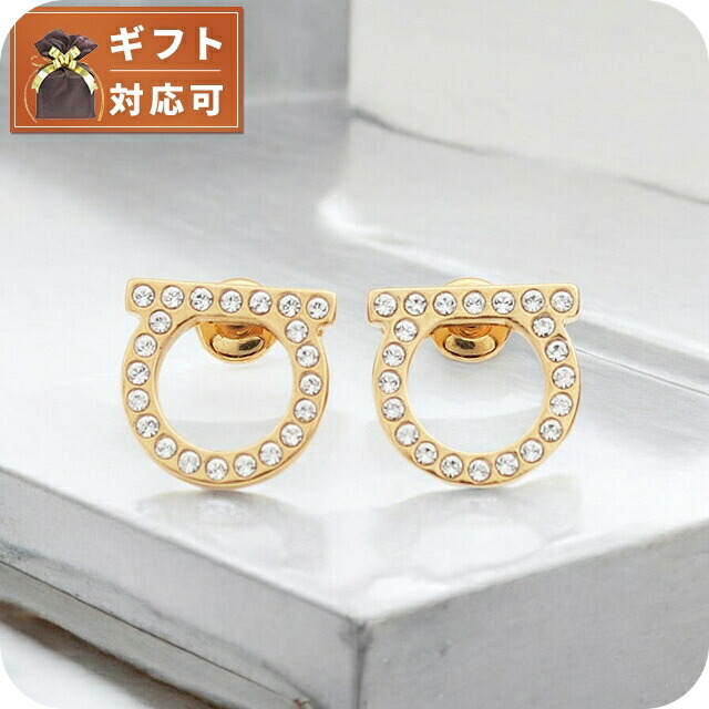 フェラガモ FERRAGAMO ピアス 760122-696573 レディース ゴールド