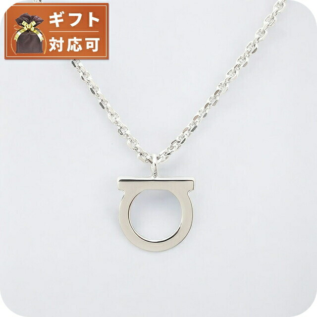 フェラガモ FERRAGAMO ネックレス 760133-696659 レディース ガンチーニ GANCINO SILVER シルバー