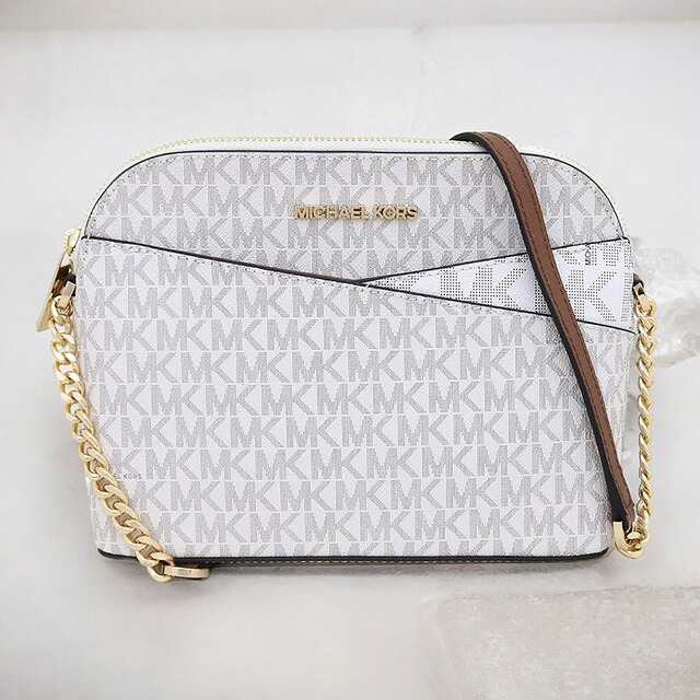 マイケルコース MICHAEL KORS ショルダーバッグ 35F1GTVC6B-VANILLA レディース アウトレット ジェットセットトラベル アイボリー バニラ 斜めがけ ブランド 高級 おしゃれ プレゼント 女性 実用的 かわいい