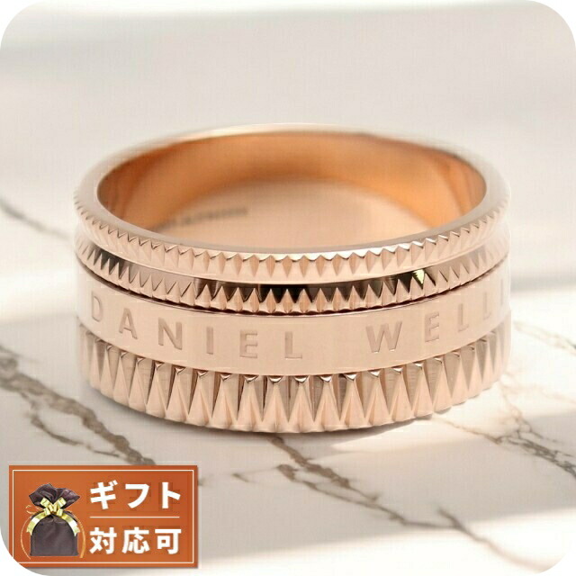 ダニエルウェリントン リング DW00400199 13.5号 メンズ レディース エレベーション ELEVATION ローズゴールド