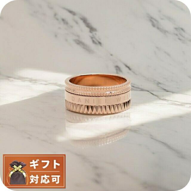 ダニエルウェリントン DANIEL WELLINGTON リング DW00400196 レディース エレベーション リング ELEVATION RING ローズゴールド