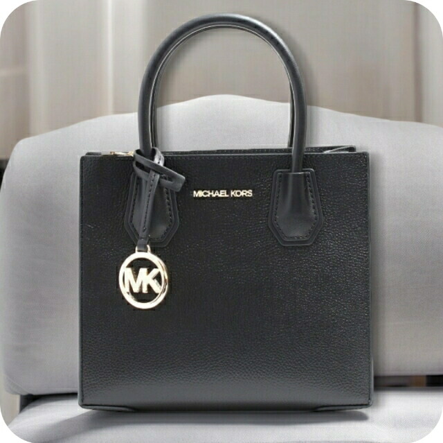 マイケルコース MICHAEL KORS ショルダーバッグ 35S1GM9M2L-BLACK レディース ブラック 斜めがけ ブランド 高級 おしゃれ プレゼント 女性 実用的 かわいい