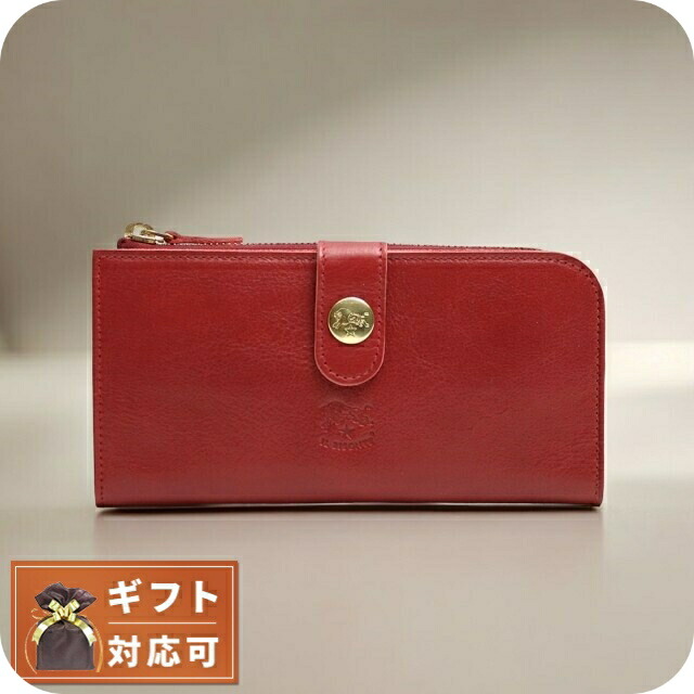 イルビゾンテ IL BISONTE 長財布 メンズ レディース SCW011-PV0005-RE160B レッド ウォレット ブランド 高級 おしゃれ プレゼント 実用的
