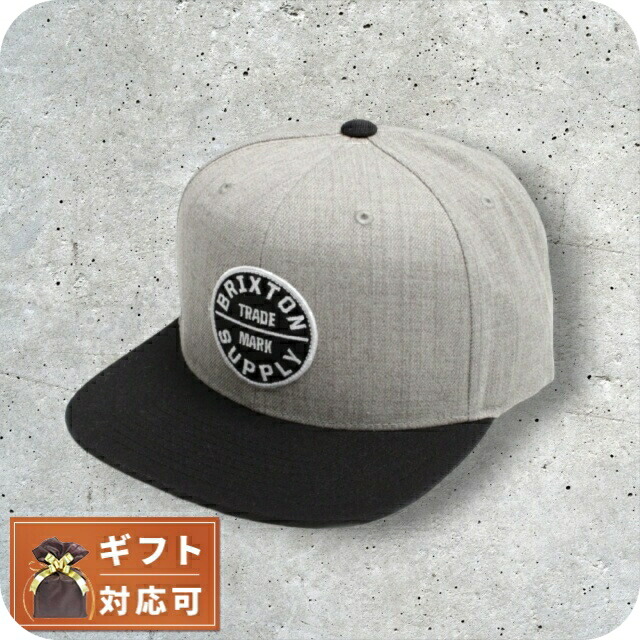 ブリクストン BRIXTON OATH 3 SNAPBACK キャップ 帽子 10777-LHGBK メンズ ライトヘザーグレー