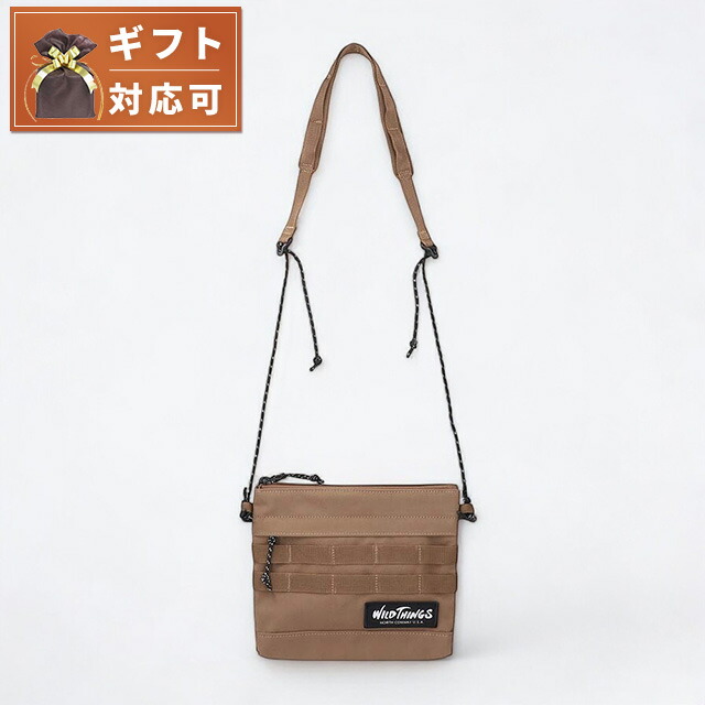 ワイルドシングス WILD THINGS サコッシュ WT-380-3006-BEIGE メンズ BEIGE 斜めがけ ブランド 高級 おしゃれ プレゼント 男性 実用的 かっこいい