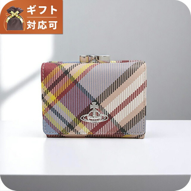 ヴィヴィアンウエストウッド VIVIENNE WESTWOOD SMALL FRAME WALLET 3つ折り財布 5115002NW-L00A9-K303 レディース マルチカラー ブランド