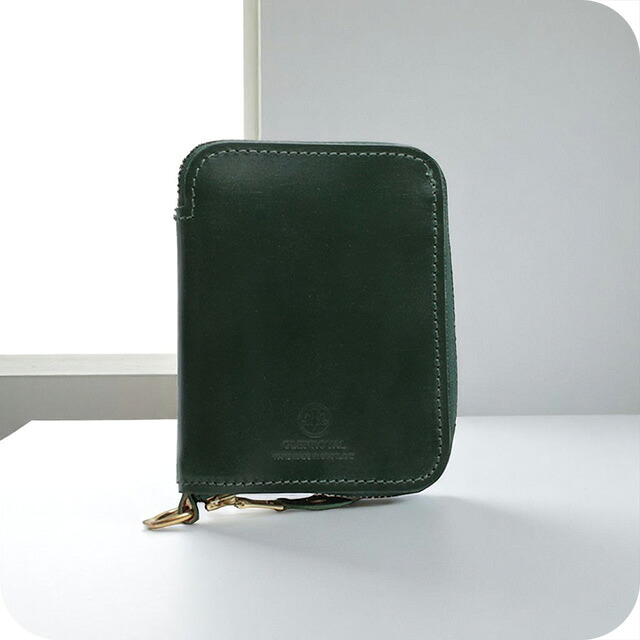 グレンロイヤル GLENROYAL ZIP AROUND SMALL WALLET 二つ折り財布 コンパクト 03-5814-BOTTLEGREEN メンズ レディース BOTTLE GREEN ブランド ウォレット 高級 おしゃれ プレゼント 実用的