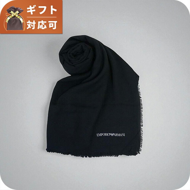 エンポリオアルマーニ EMPORIO ARMANI マフラー 625298-2R351-00020 メンズ ブラック マフラー ブランド