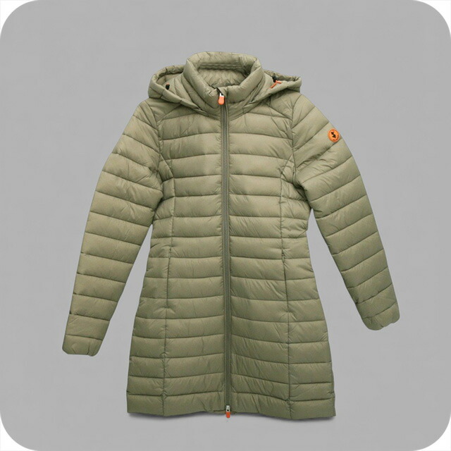 セイブ ザ ダック SAVE THE DUCK MIRI ダウンジャケット D47180W-40021-ELEPHANTGREY-1 レディース ダウンジャケット ブランド