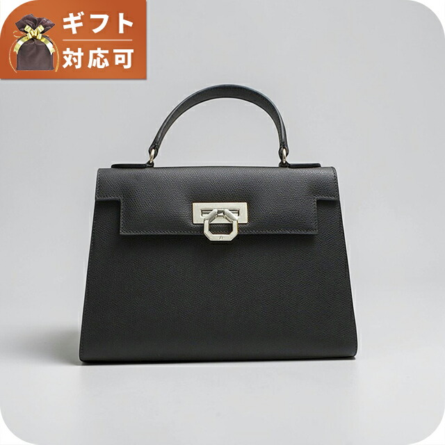 カルボッティ CARBOTTI ELENA ハンドバッグ 243-BK-SV レディース ブラック シルバー ブランド 軽量 小さめ 手提げ 高級 おしゃれ プレゼント 女性 実用的 かわいい