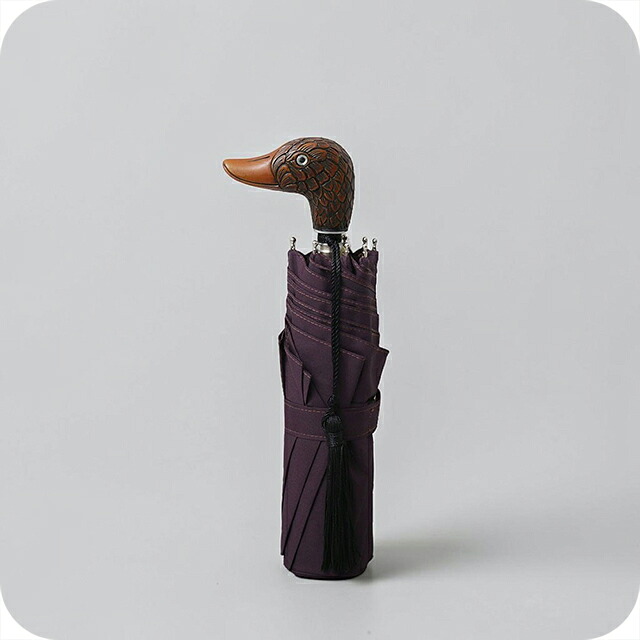 ギドゥジャン Guy de Jean 102147 折りたたみ傘 102110-duck-plum ユニセックス plum 折畳傘 102147 ブランド